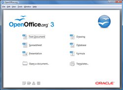 OpenOffice.org - Start window