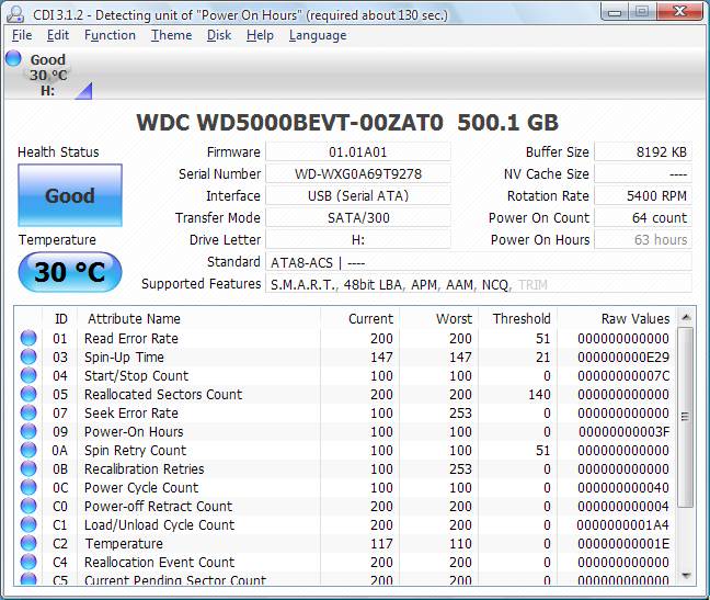 hdd crystal disk info