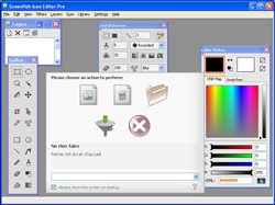 Greenfish Icon Editor Pro - Main window